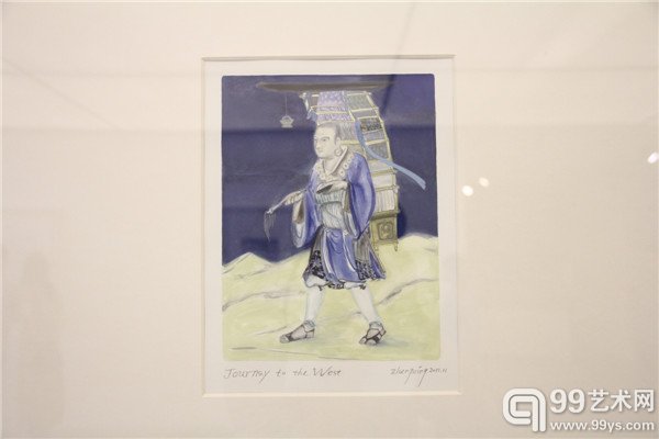 活动现场展出作品