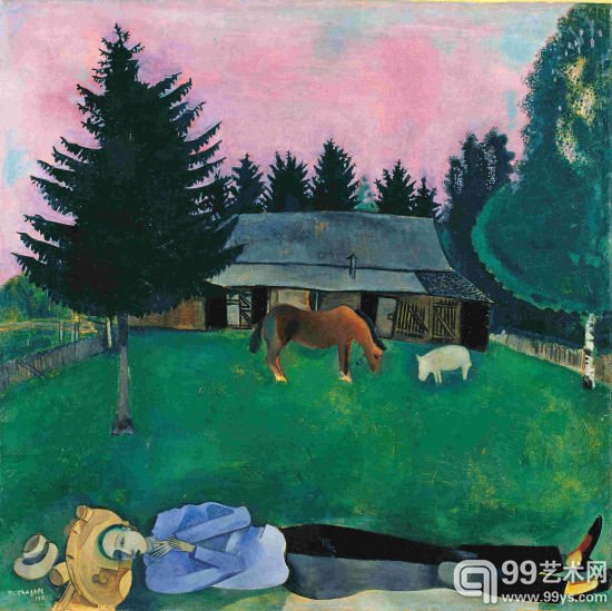夏加尔的绘画