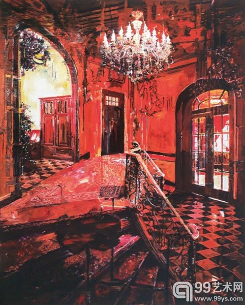 袁远《红色公馆》油彩 画布2009年作170 x 138 公分 (66 7/8 x 54 5/8 英寸)人民币180,000-280,000美元30,000-45,000