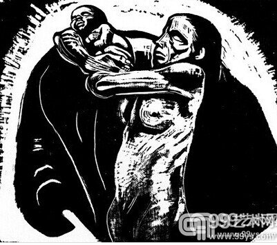 凯绥·珂勒惠支《牺牲》
