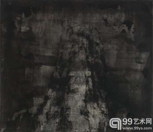 曹吉冈 无题1 亚麻布坦培拉130×150cm 2014