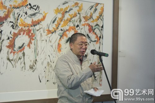 “九十正当春”——刘伯骏指墨艺术展开幕现场