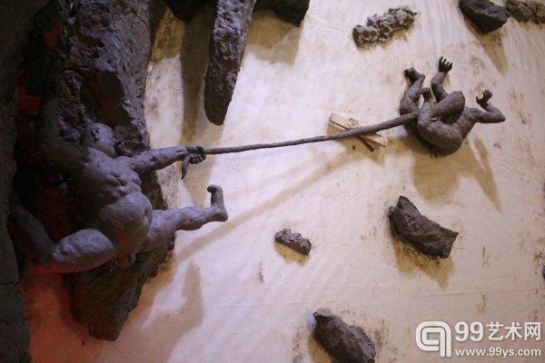 火神祝融与火神共工打仗
