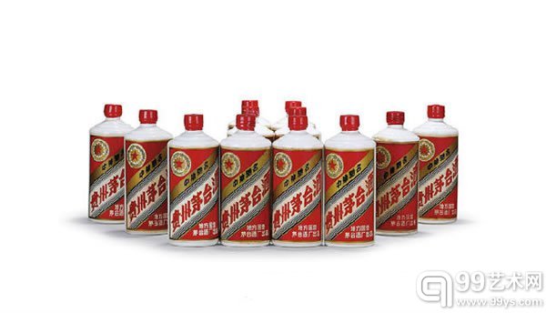 1983年五星牌贵州茅台-地方国营中国白酒54度540ml1040g1983年1月13日,3月2日,4月28日,5月6日,5月7日,7月6日,8月15日,8月17日,8月19日,8月20日,9月12日,约1983年12瓶估价﹕HK$360,000-468,000US$46,150-60,000