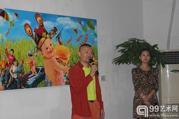 罗卫东代表罗氏兄弟在开幕式上致辞