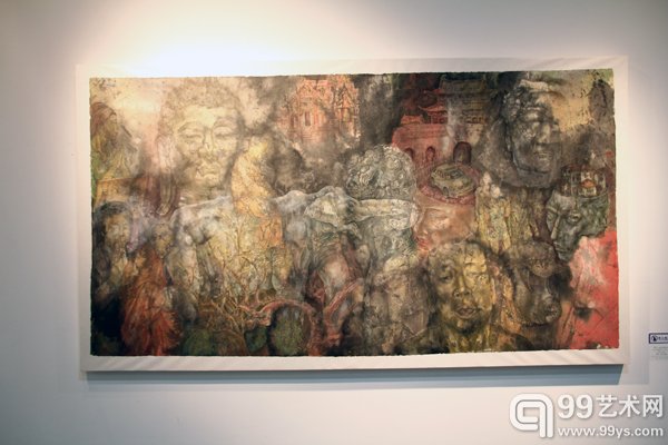 活动现场展出作品