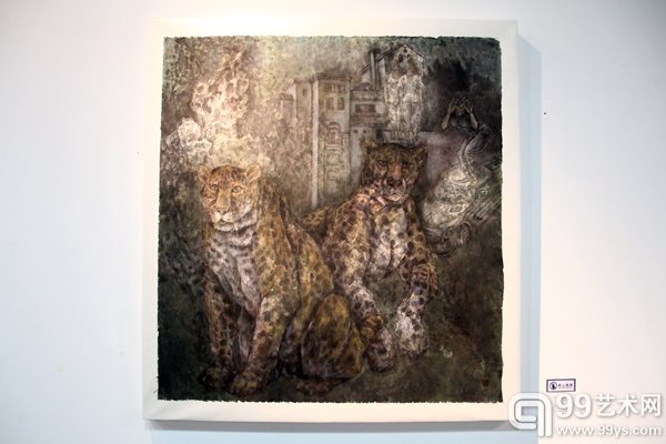 活动现场展出作品