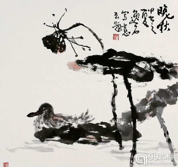 著名画家闫景阳画作