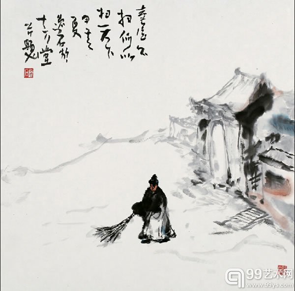 著名画家闫景阳画作