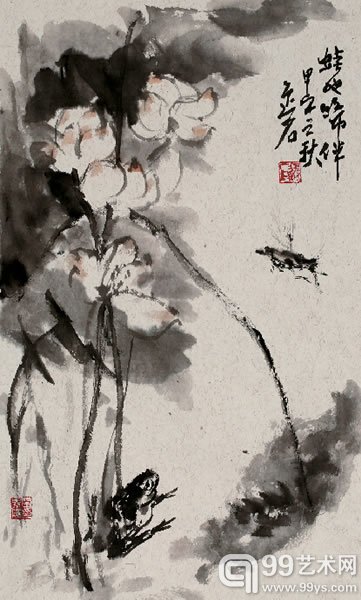 著名画家闫景阳画作