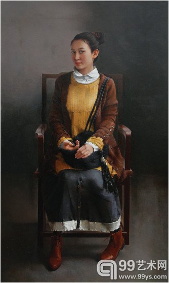周丽萱 外甥女 180×100cm 2014年