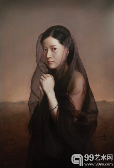 王能俊 南国红豆 90x60cm 2014年