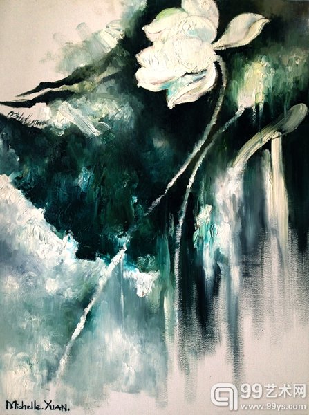 《碧玉发簪落水声》60X80 2012