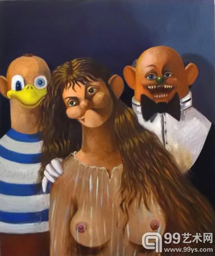 George Condo 《The Arrival》 2014年