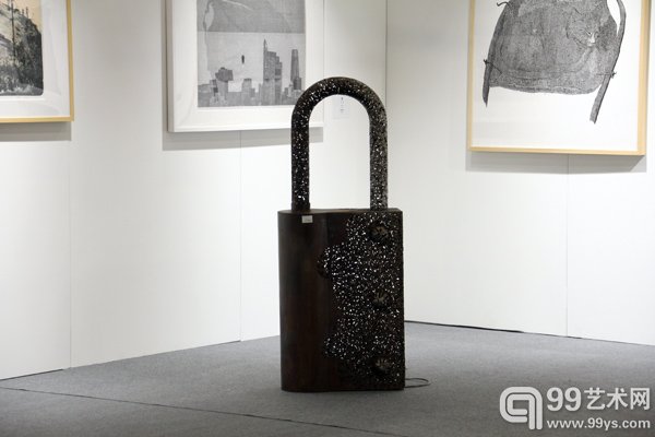 展览现场呈现作品