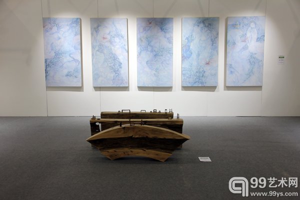 展览现场呈现作品