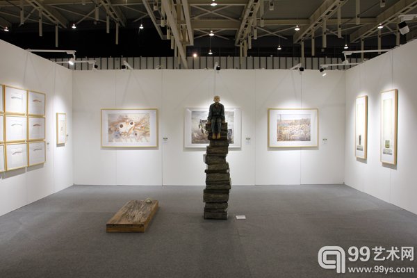 展览现场呈现作品