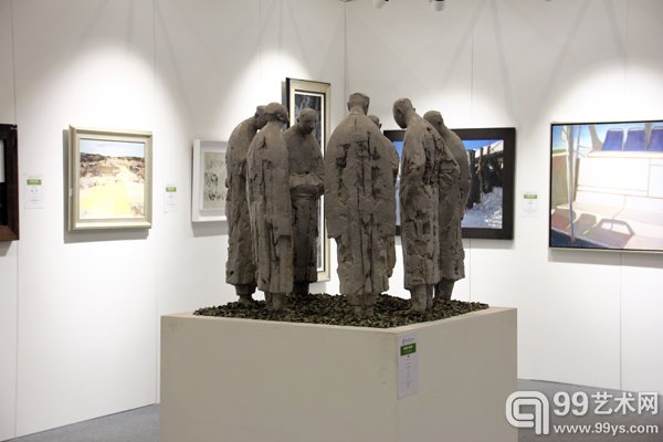 展览现场呈现作品