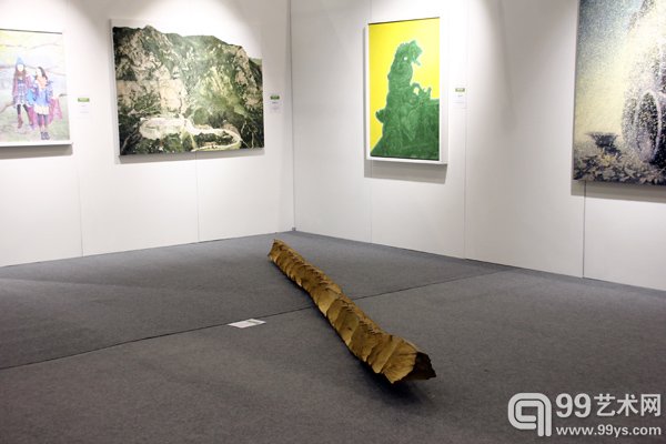 展览现场呈现作品