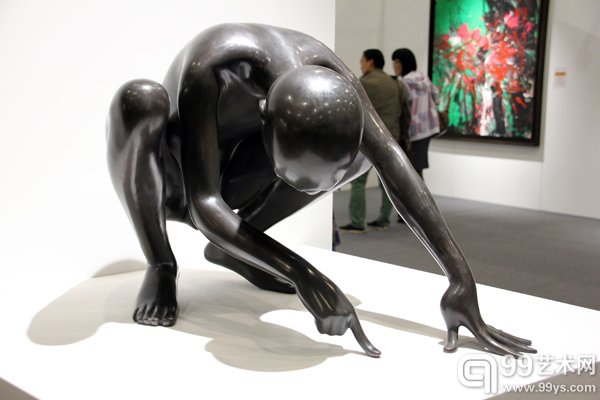 展览现场呈现作品