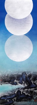 10.Liu Guosong的《Moon Rising》, 成交价11.27万美元