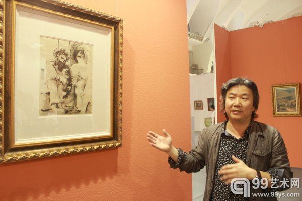 艺术总监余润德介绍毕加索作品