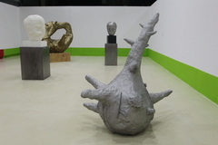 王墒，《ENO No.6》，2014，雕塑，不锈钢，180x120x160cm.