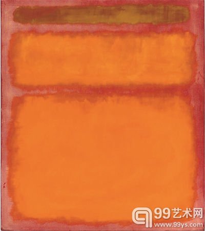 《橙、红、黄》马克·罗斯科