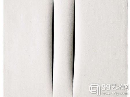 Lucio Fontana, Concetto Spaziale, Attese (1964)，价值1，000,000英镑