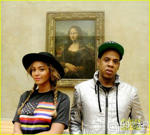 碧昂斯与丈夫Jay-Z、女儿Blue,一家三口的私人卢浮宫之旅