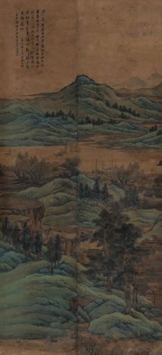 5829王理之(明)拟白石翁笔意立轴设色绢本165×80 cm.RMB: 8,000-12,000