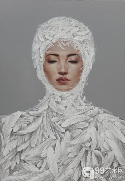 《昼》160cmX110cm 布面油画 2014年