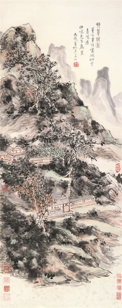 黄宾虹 挹翠阁图