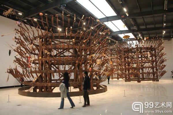 千手观音展出现场