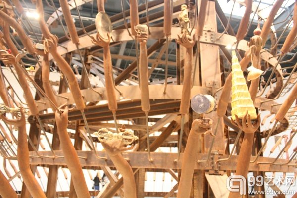 千手观音展出现场