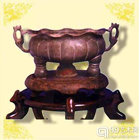 大明洪武年造银火锅