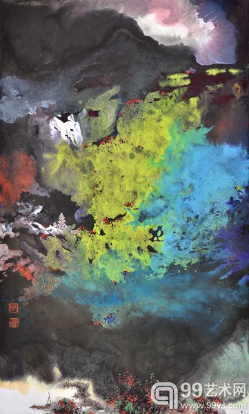 活动现场展出作品