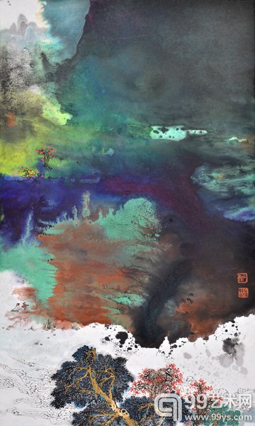 活动现场展出作品