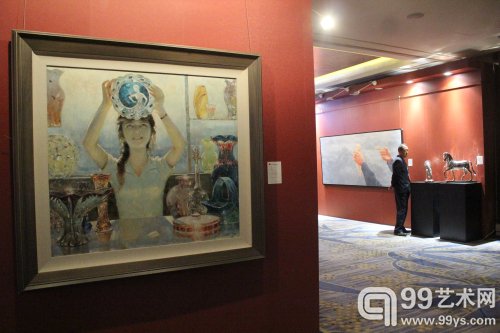 翰海2014秋拍预展现场
