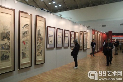 翰海2014秋拍预展现场