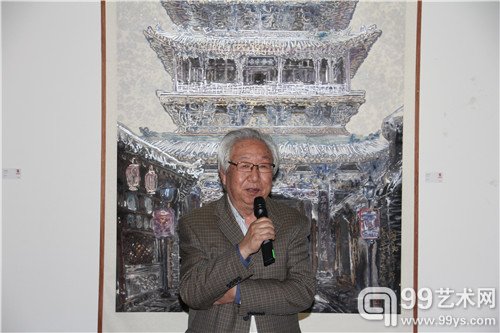 中国画学会副会长、著名评论家孙克致辞