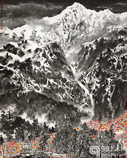 李小可 《山魂》 2014年 181×146cm 