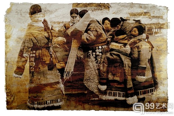 李小可 《途中》 2009年  64×94cm