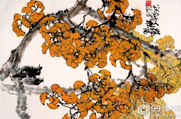 9 艳阳秋 (2008年)68x103cm