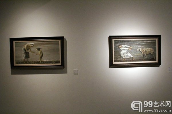 活动现场展出作品