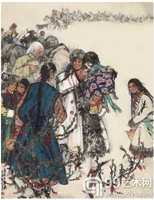  黄胄 《高原子弟兵》 185 × 143 cm 1962年作