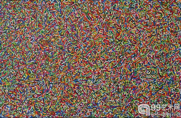 伊灵 老虎  油画  140X200cm