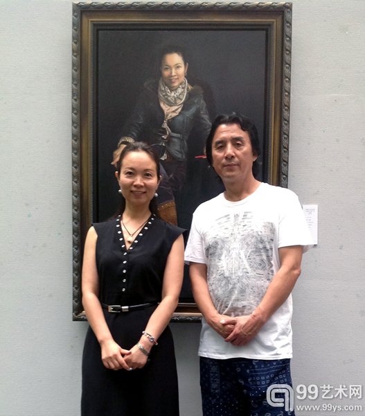 艺术家吴平和导师刘孔喜教授
