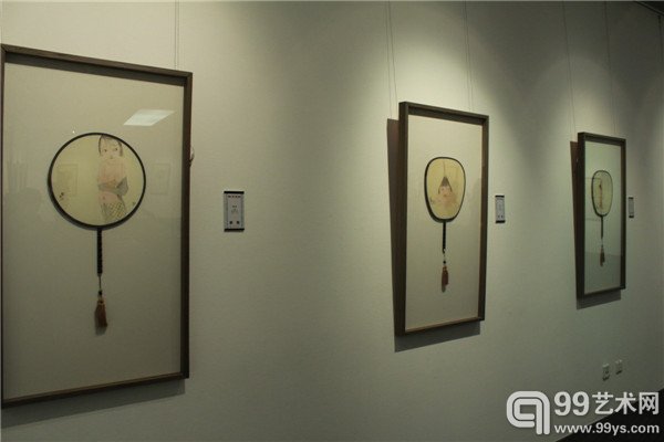 明月清风——当代中国画名家宫扇作品邀请展现场