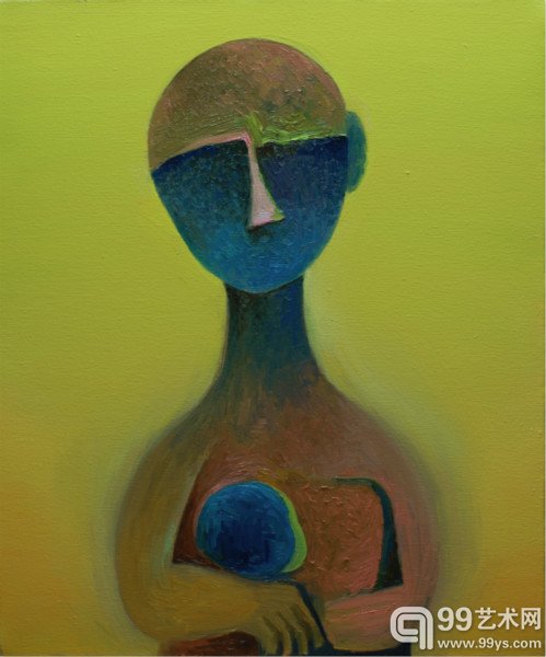 思想者 60×50cm 2007
